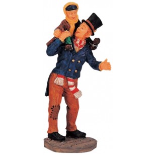 Bob Cratchit and Tiny Tim